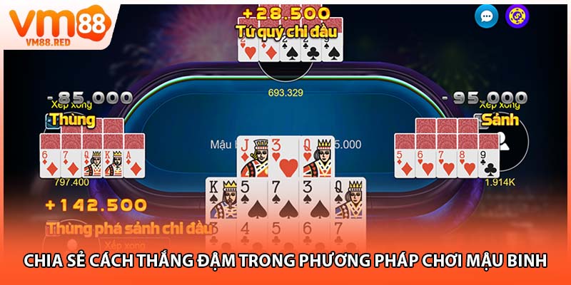 Chia sẻ cách thắng đậm trong phương pháp chơi mậu binh